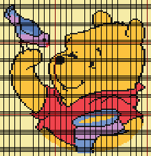 Winnie The Pooh con farfalla 