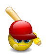 Emoticons 12 Baseball