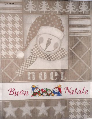 Asciughino Natale DMC beige 2013 