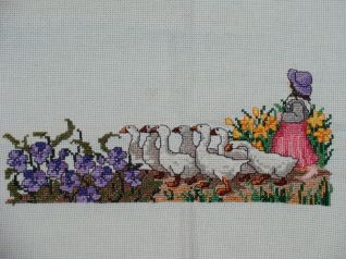 il mio primo lavoro a punto croce