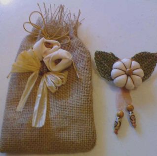 pincushing e sacchetto regalo