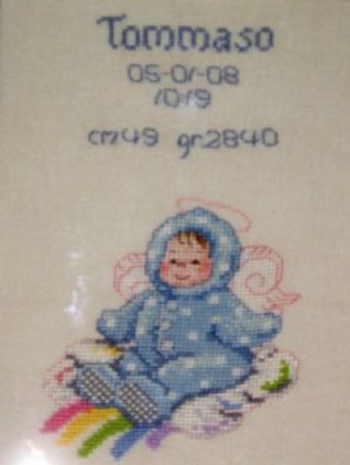 quadretto nascita bimbo