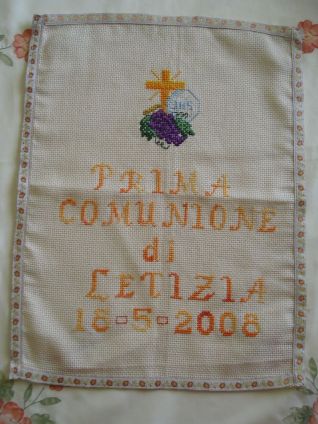 ricordo 1° comunione di Letizia