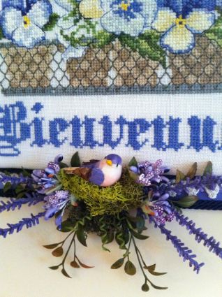 pannello fuori porta di benvenuto