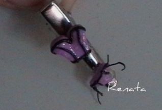 ferrettino con miniatura bikini in fimo