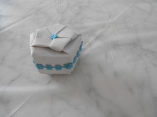 portaconfetti nascita in origami