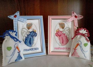 Angioletti per due gemellini