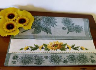 Asciugapiatti con i girasoli