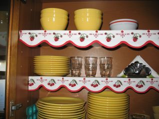 Bordura vetrinetta cucina punto croce