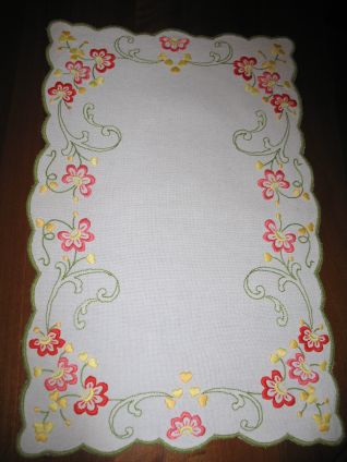 Copri vassoio col.giallo-arancio