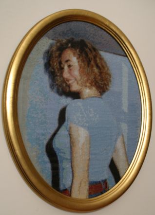 Il mio Autoritratto ricamato