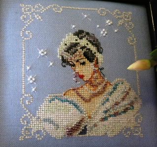 Particolare quadretto lady inverno