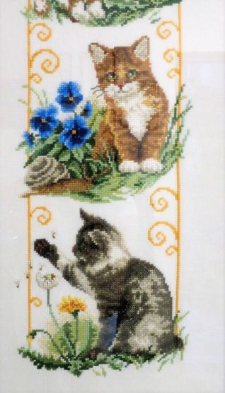 Particolare quadro gatti