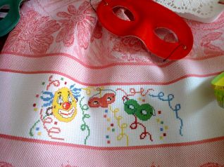 Particolare Strofinaccio Carnevale