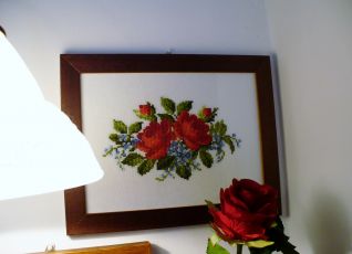 Quadretto con due rose