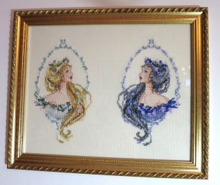 Quadretto la Bionda e la Mora