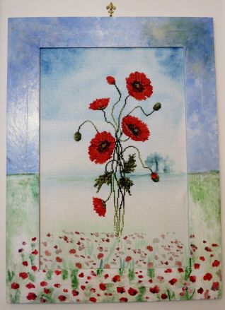 Quadro con papaveri