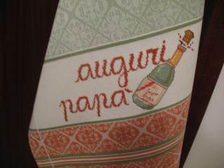 Strofinaccio Auguri papà