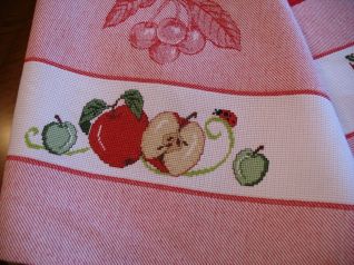 Strofinaccio con mele