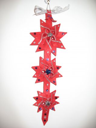 Tre stelle in feltro x Lory