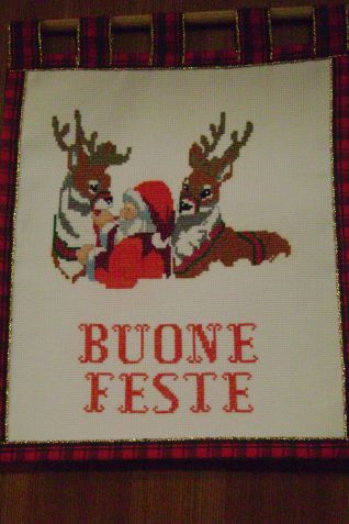 Babbo natale con renne 1