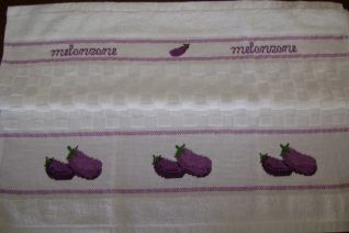 Strofinaccio con melanzane