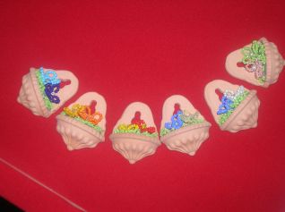 mini vasi con fiorellini