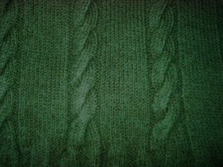 Dettaglio maglia verde