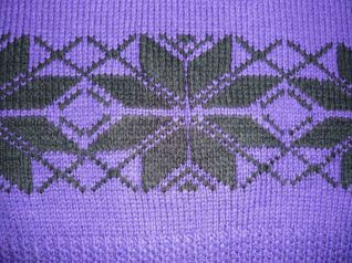 Disegno maglia viola