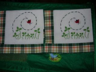 Coccinella su trifogli