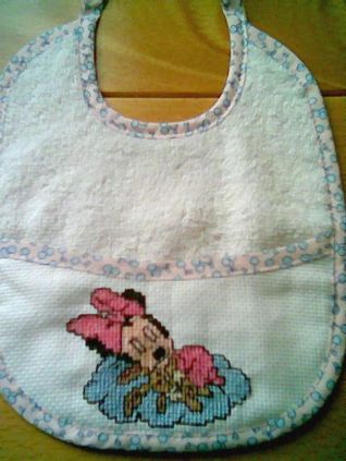 Bavaglino Minnie nuvola