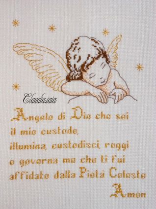 Angioletto con preghiera