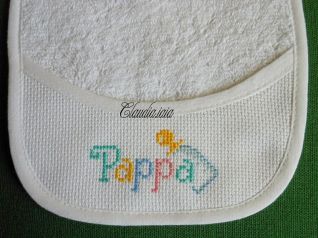 Bavaglino Pappa e Biberon_particolare