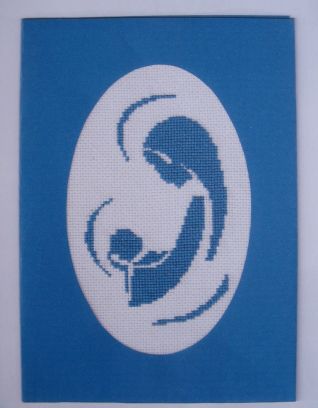 Biglietto Auguri di Natale Monocolore