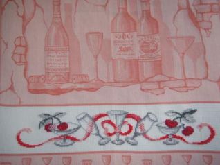 Canovaccio con Bicchieri_particolare