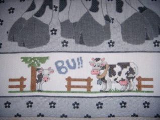 Grembiule Mucche_particolare