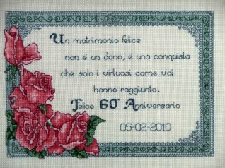 Quadretto 60esimo Anniversario_particolare