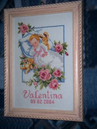 Quadretto per la Nascita di Valentina