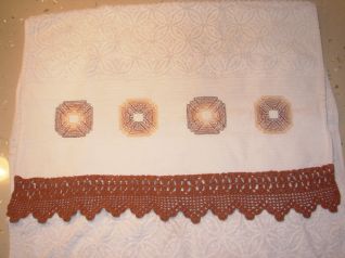 asciugamano cappa moro + ricamo
