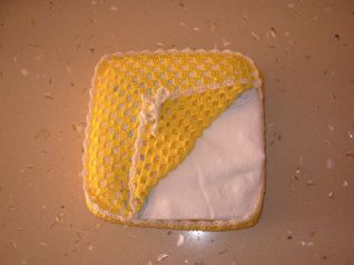 porta tovaglioli giallo