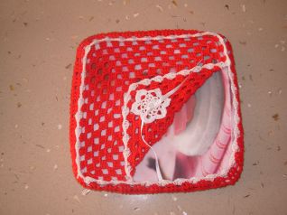 porta tovaglioli rosso