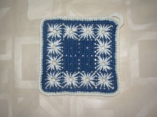 presina quadrata blu