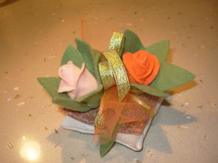 profumatore rose di panno