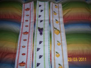 Strofinacci con frutta