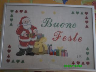 Quadretto natale x porta d'ingresso