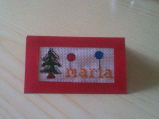 segnaposto natalizio