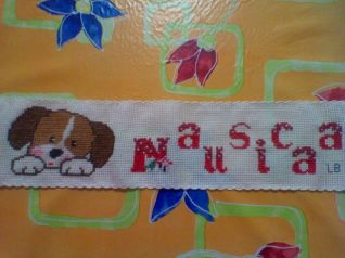 strisciolina x cuscino x cane