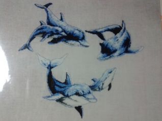 tenda bagno delfini uno