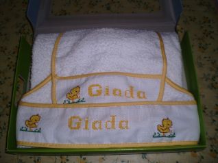 SET DI ACCAPATOIO CON BAVETTA