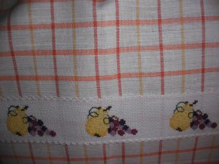 asciugapiatti arancio con frutta